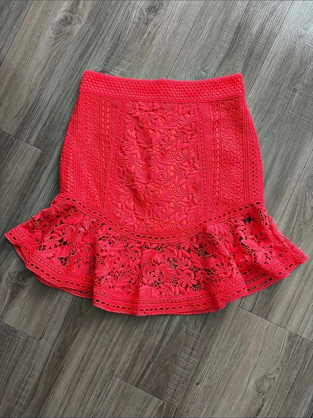 NWOT Alice + Olivia Lace Mini Skirt, 4